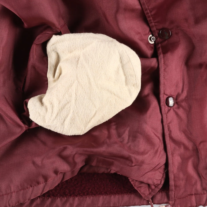 80'S COLLEGIATE PACIFIC College Coach Jacket, Made in USA, Men's Size M (approx.), Vintage unclear wine-red Vintage Second Hand