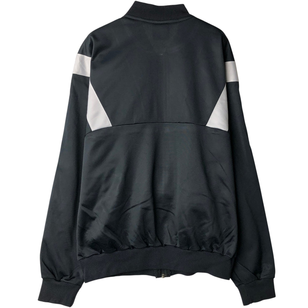 1980'S Adidas ATP-type track jacket, made in USA, men's size M equivalent, vintage. polyester black type Vintage Second Hand