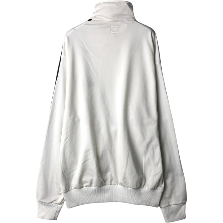 Adidas Trefoil Logo Track Jacket, Men's Size L (approx.) polyester white type Vintage Second Hand