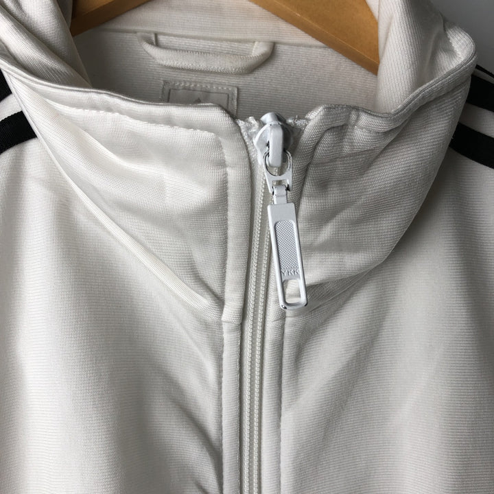 Adidas Trefoil Logo Track Jacket, Men's Size L (approx.) polyester white type Vintage Second Hand
