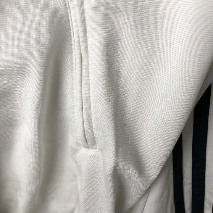 Adidas Trefoil Logo Track Jacket, Men's Size L (approx.) polyester white type Vintage Second Hand