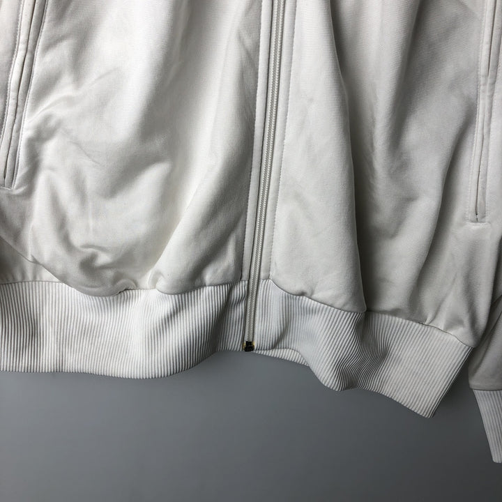 Adidas Trefoil Logo Track Jacket, Men's Size L (approx.) polyester white type Vintage Second Hand