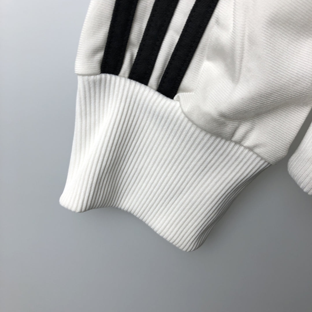 Adidas Trefoil Logo Track Jacket, Men's Size L (approx.) polyester white type Vintage Second Hand