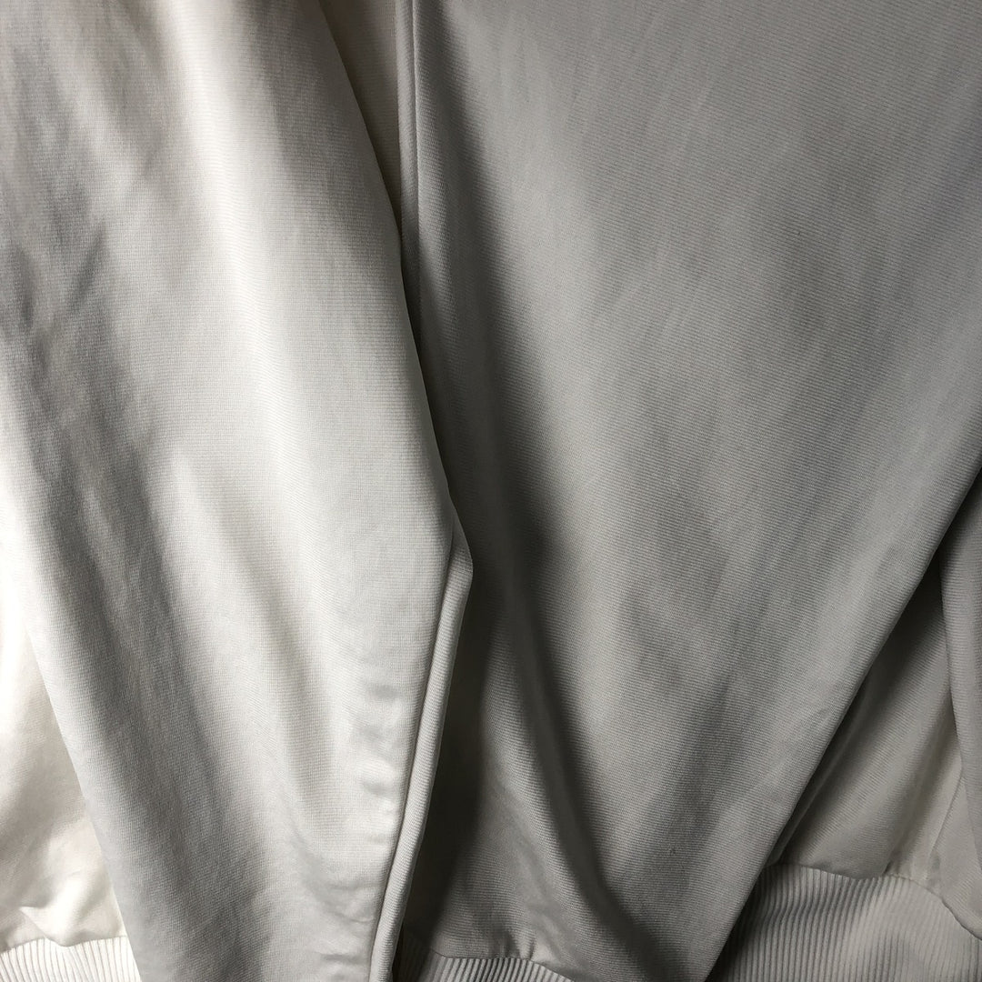 Adidas Trefoil Logo Track Jacket, Men's Size L (approx.) polyester white type Vintage Second Hand