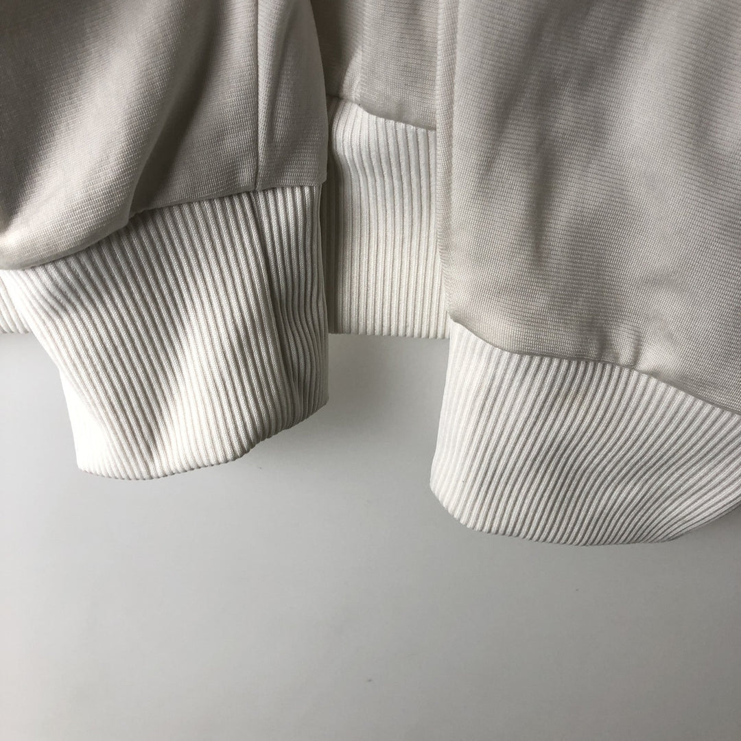 Adidas Trefoil Logo Track Jacket, Men's Size L (approx.) polyester white type Vintage Second Hand