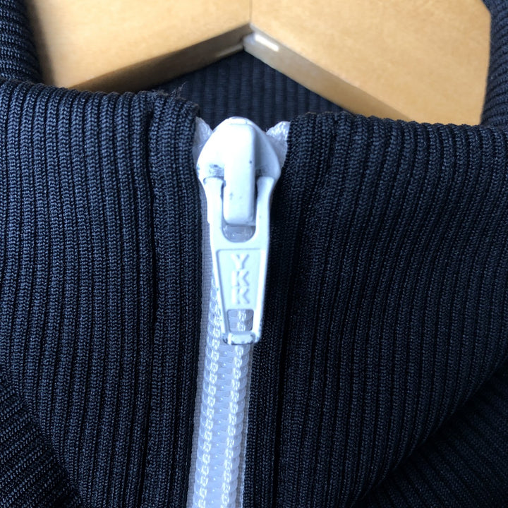 Fred Perry track jacket with one-point logo, men's size S (approx.) polyester black type Vintage Second Hand
