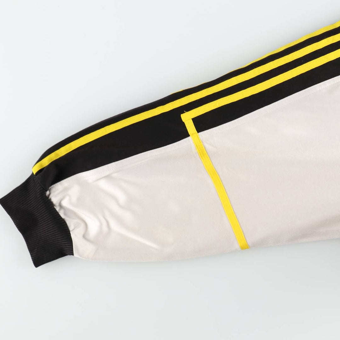 90s-00'S Adidas collared jersey track jacket, men's size L (approx.) polyester black type Vintage Second Hand