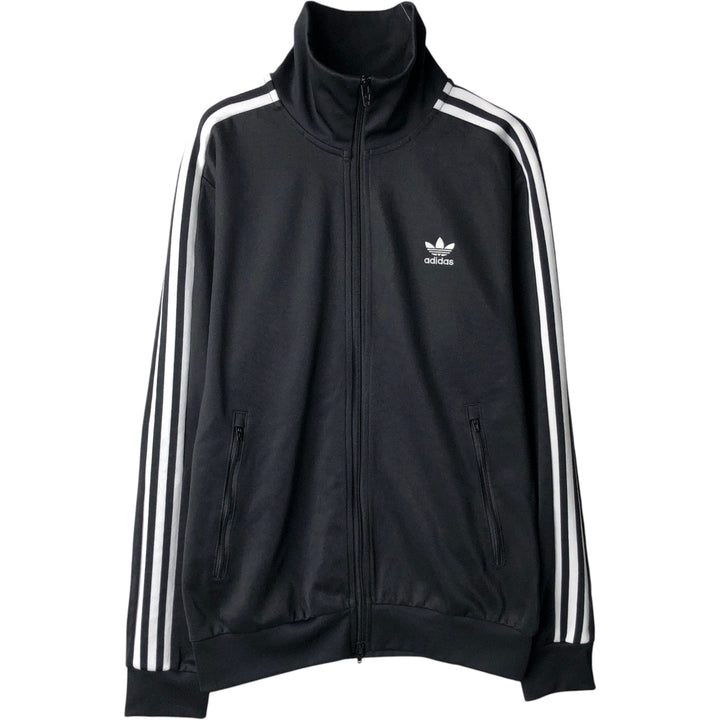 Adidas Trefoil Logo Track Jacket, Men's Size M (approx.) cotton black type Vintage Second Hand