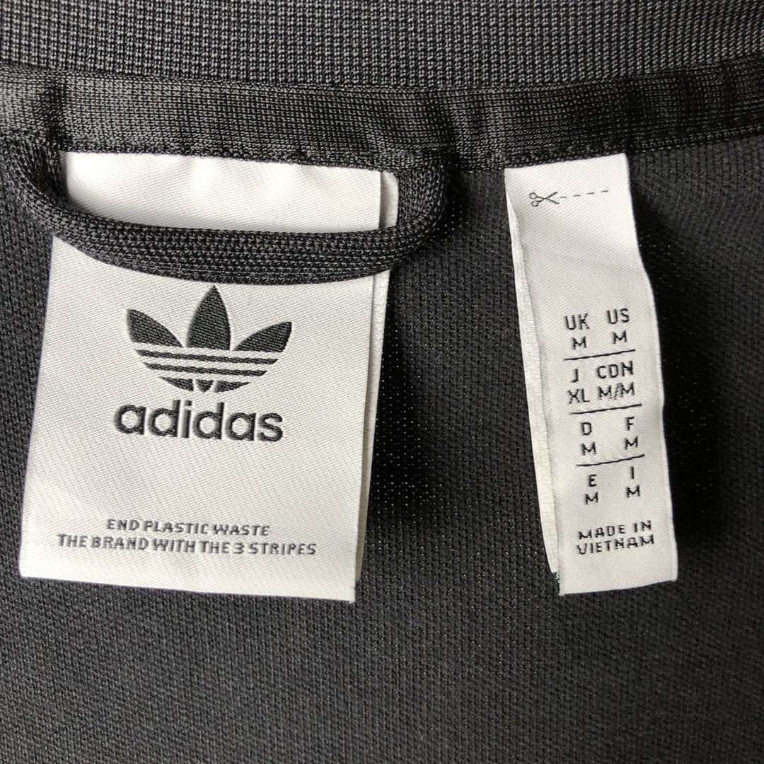 Adidas Trefoil Logo Track Jacket, Men's Size M (approx.) cotton black type Vintage Second Hand