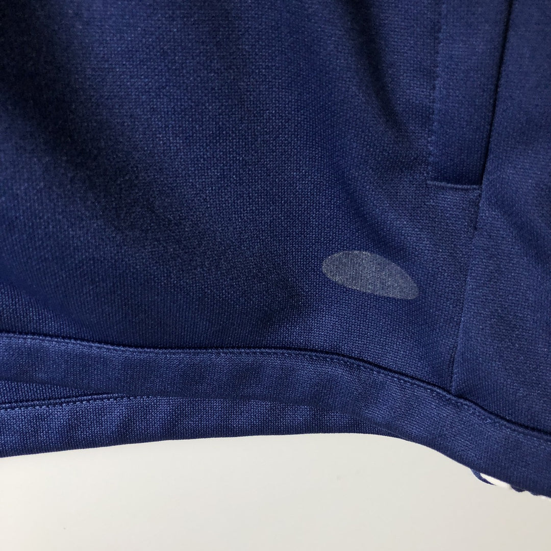 00'S adidas jersey track jacket, men's XL size polyester blue type Vintage Second Hand