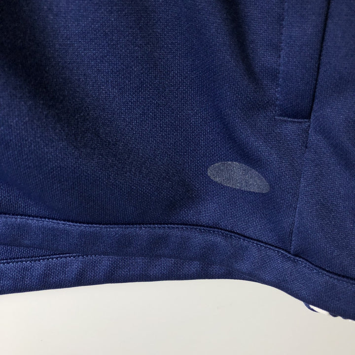 00'S adidas jersey track jacket, men's XL size polyester blue type Vintage Second Hand
