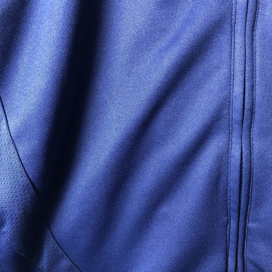 00'S adidas jersey track jacket, men's XL size polyester blue type Vintage Second Hand