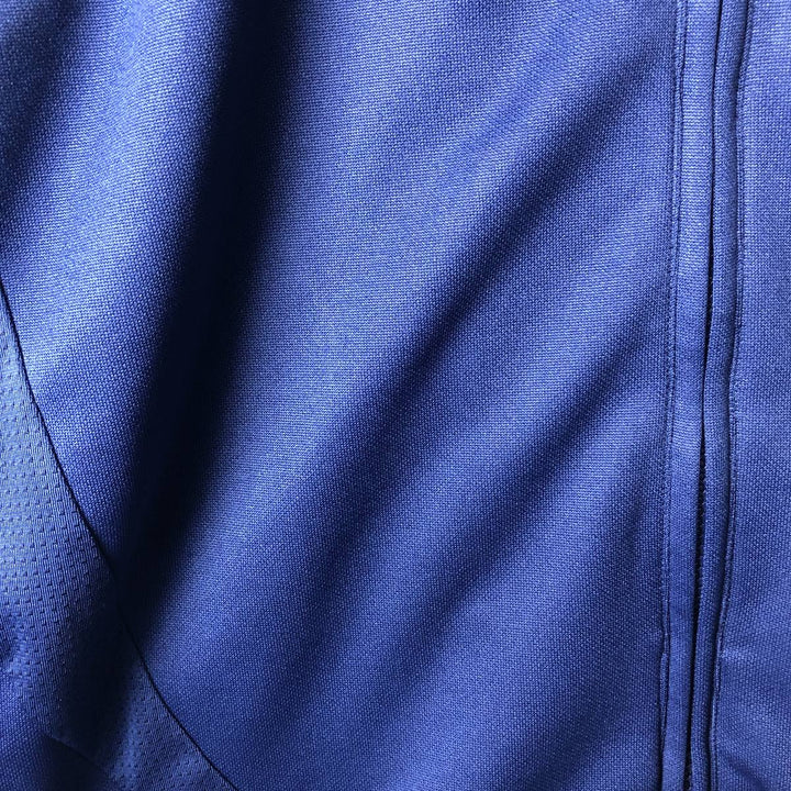 00'S adidas jersey track jacket, men's XL size polyester blue type Vintage Second Hand