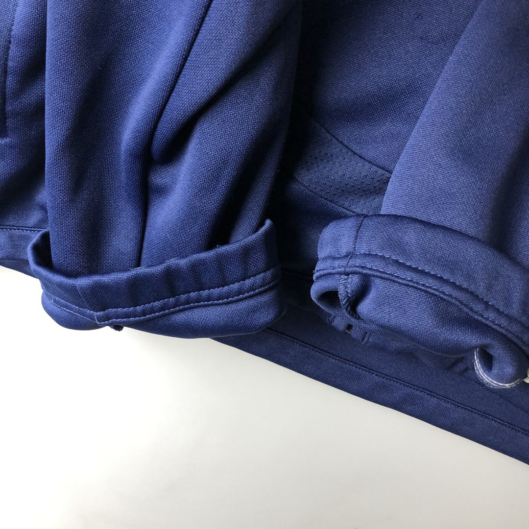 00'S adidas jersey track jacket, men's XL size polyester blue type Vintage Second Hand