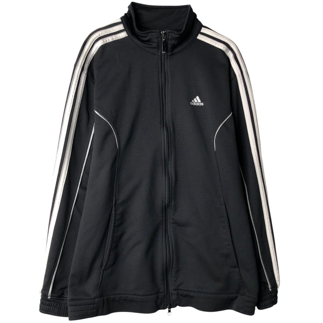 Adidas adidas jersey track jacket men's size S polyester black type Vintage Second Hand