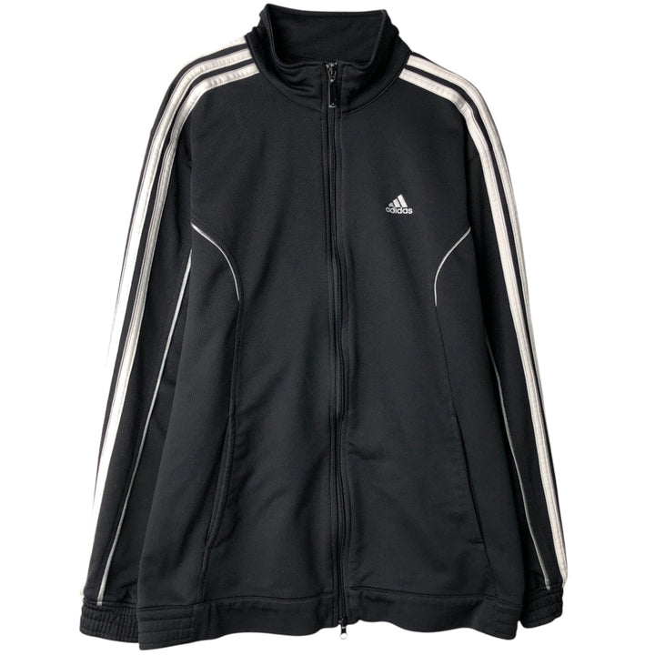 Adidas adidas jersey track jacket men's size S polyester black type Vintage Second Hand