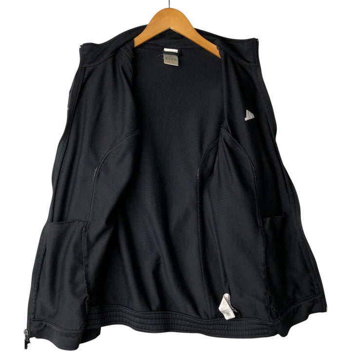 Adidas adidas jersey track jacket men's size S polyester black type Vintage Second Hand