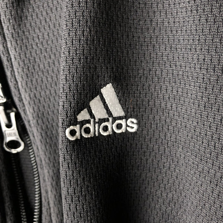 Adidas adidas jersey track jacket men's size S polyester black type Vintage Second Hand