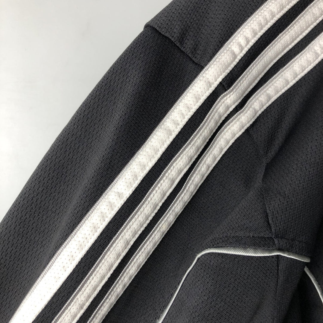 Adidas adidas jersey track jacket men's size S polyester black type Vintage Second Hand