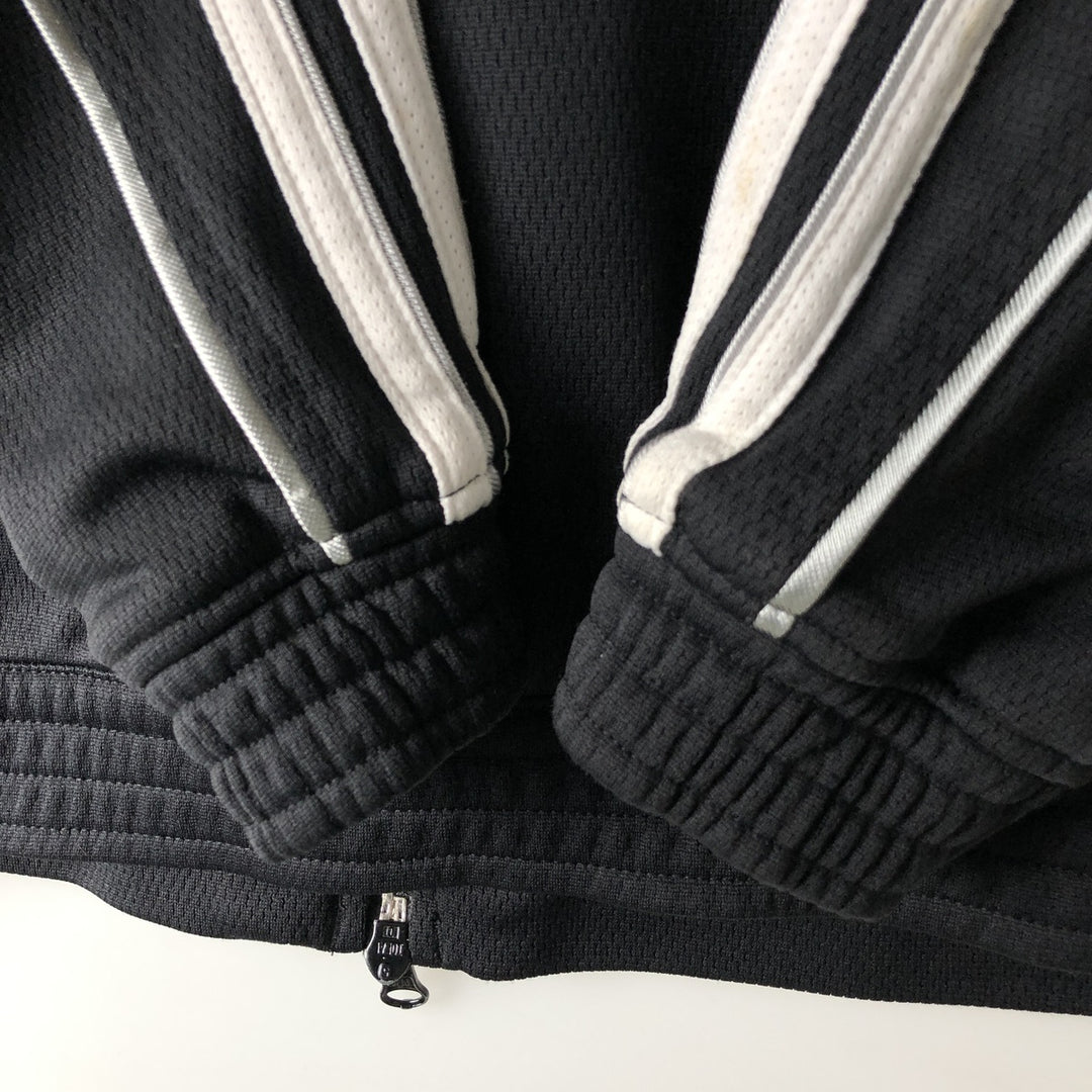 Adidas adidas jersey track jacket men's size S polyester black type Vintage Second Hand
