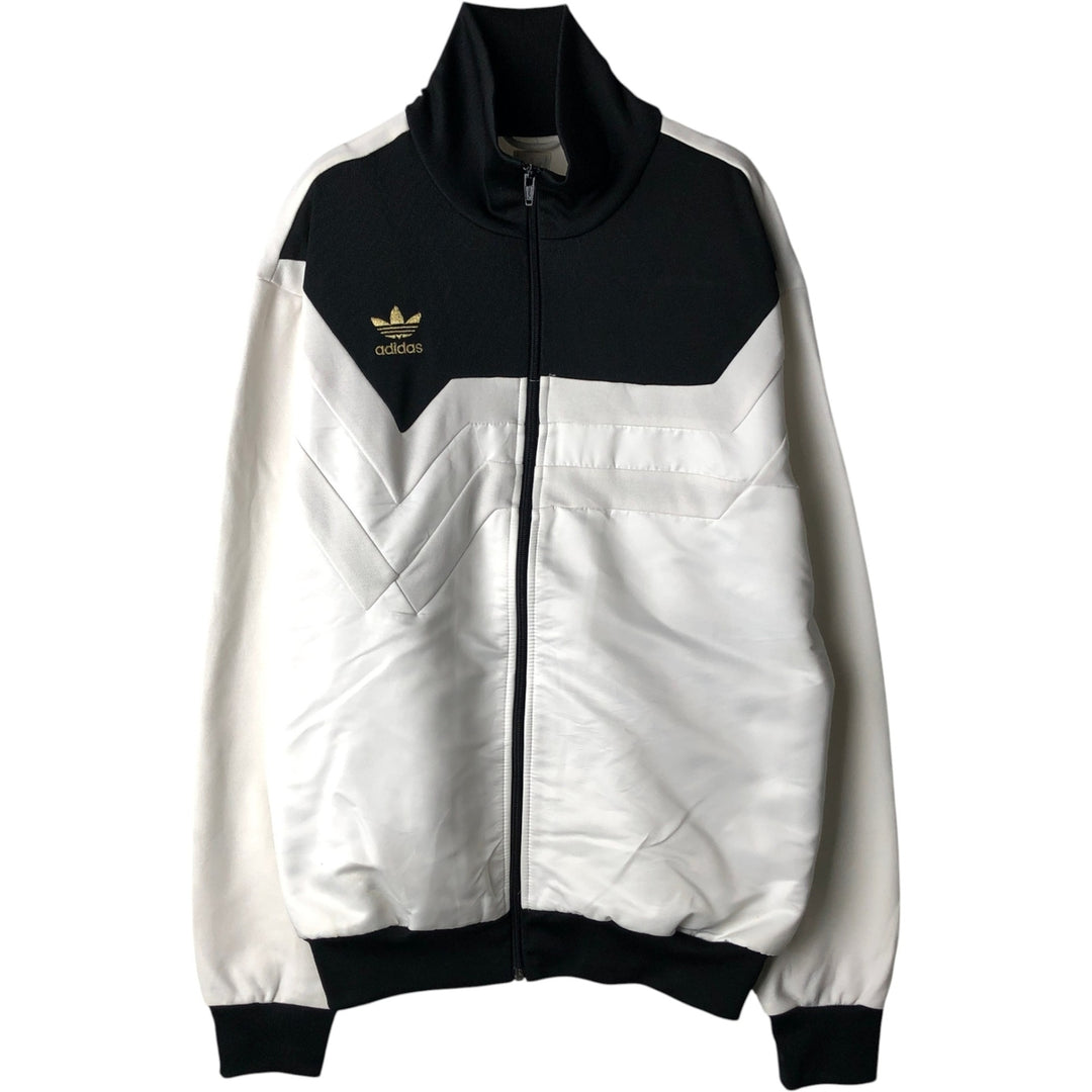 Adidas Trefoil Logo Track Jacket, Men's Size L (approx.) polyester black type Vintage Second Hand