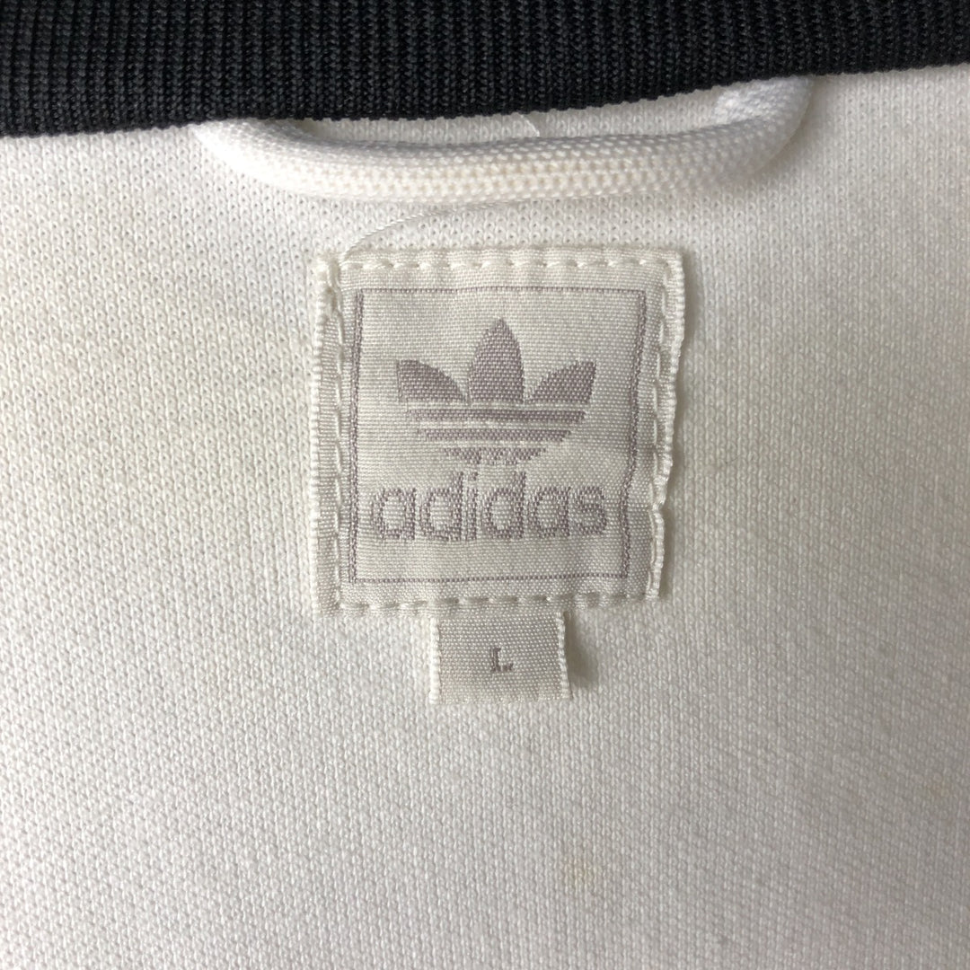 Adidas Trefoil Logo Track Jacket, Men's Size L (approx.) polyester black type Vintage Second Hand