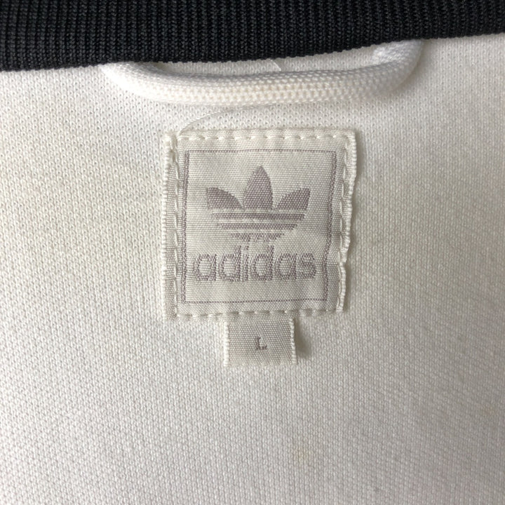 Adidas Trefoil Logo Track Jacket, Men's Size L (approx.) polyester black type Vintage Second Hand
