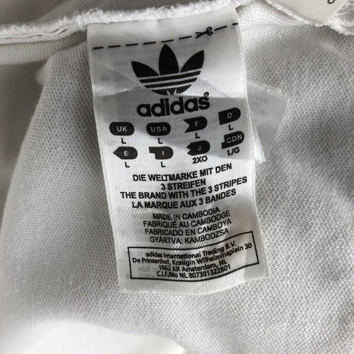 Adidas Trefoil Logo Track Jacket, Men's Size L (approx.) polyester black type Vintage Second Hand