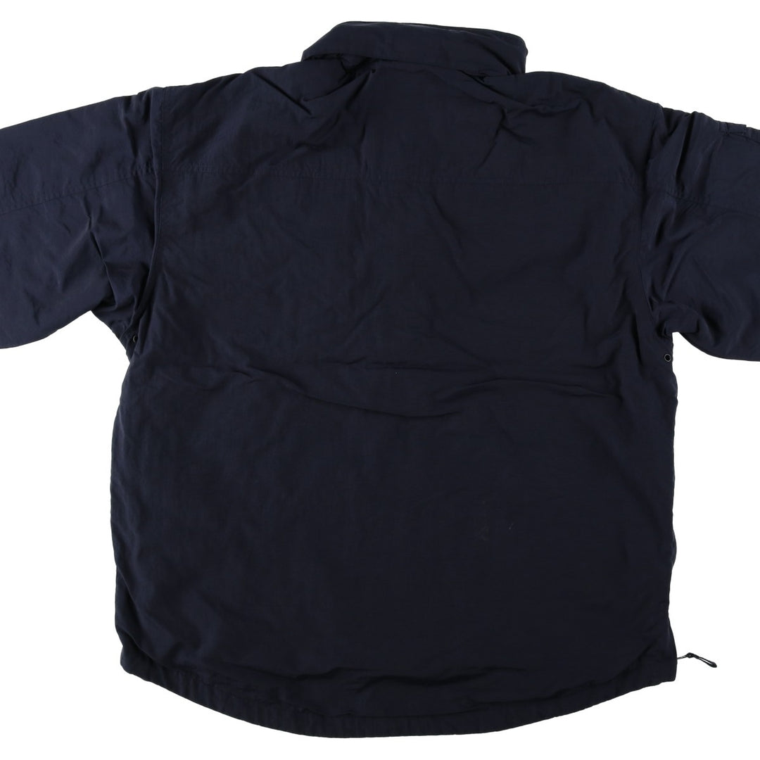 Ralph Lauren Chaps Anorak Jacket, Made in Russia, Men's Size L Nylon navy blue type Vintage Second Hand