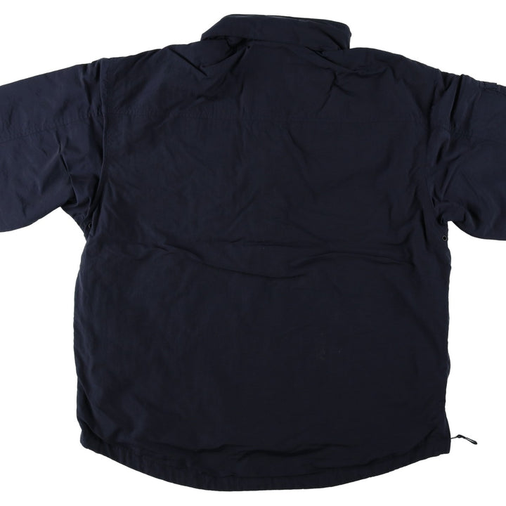 Ralph Lauren Chaps Anorak Jacket, Made in Russia, Men's Size L Nylon navy blue type Vintage Second Hand