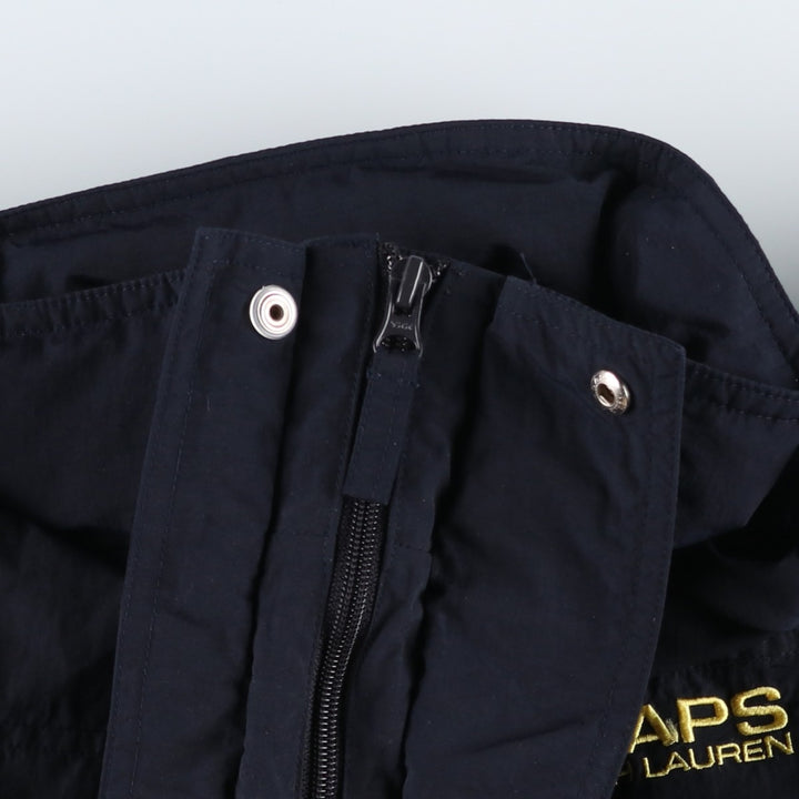 Ralph Lauren Chaps Anorak Jacket, Made in Russia, Men's Size L Nylon navy blue type Vintage Second Hand