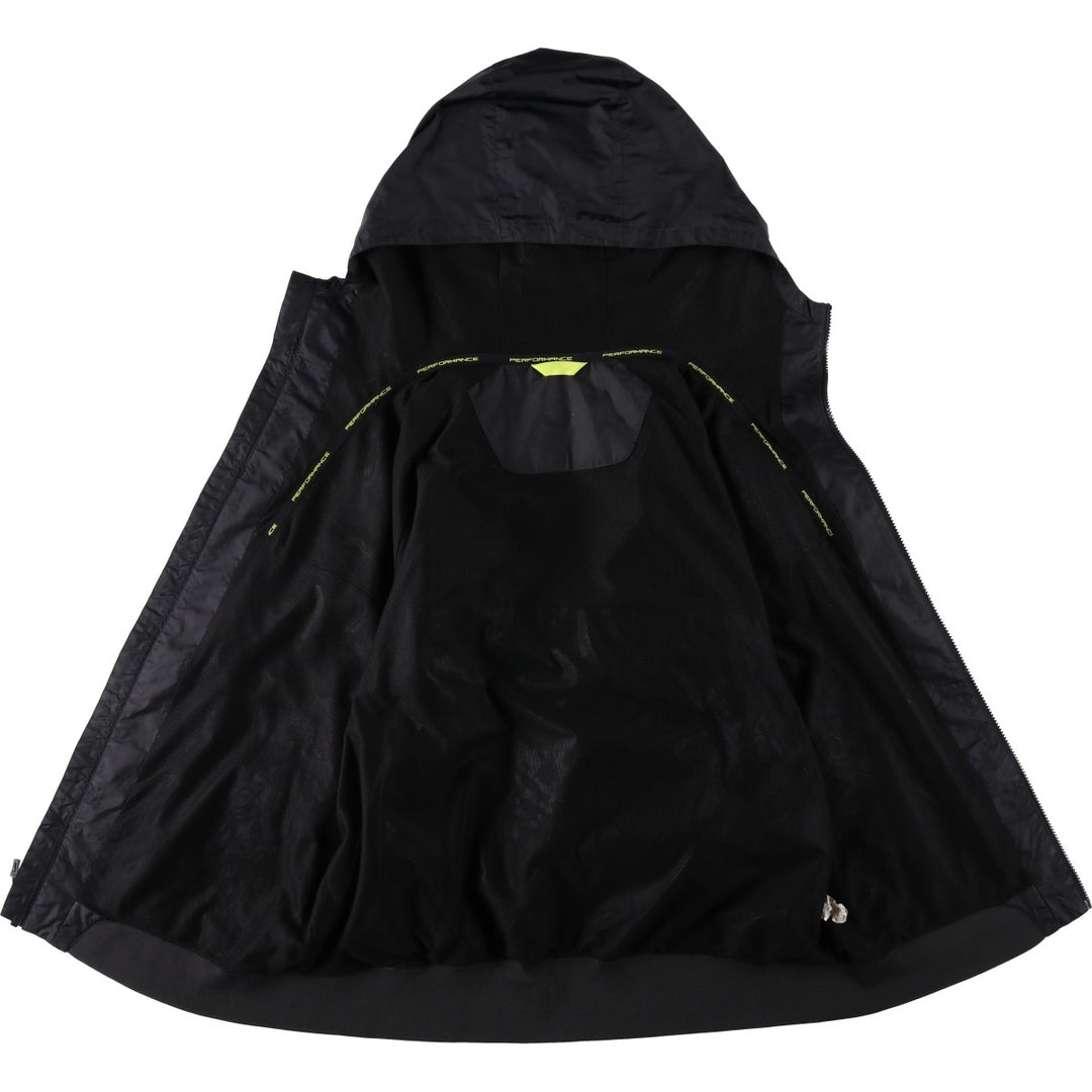 Ralph Lauren POLO SPORT hooded windbreaker, men's size XL (approx.) polyester black type Vintage Second Hand