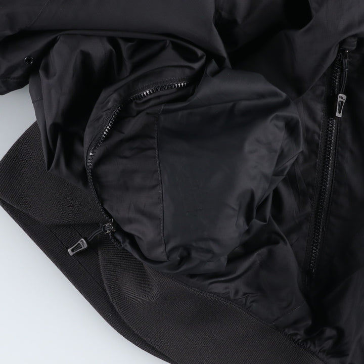 Ralph Lauren POLO SPORT hooded windbreaker, men's size XL (approx.) polyester black type Vintage Second Hand