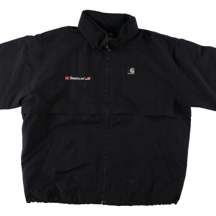 Carhartt nylon jacket, men's size XL unclear black type Vintage Second Hand