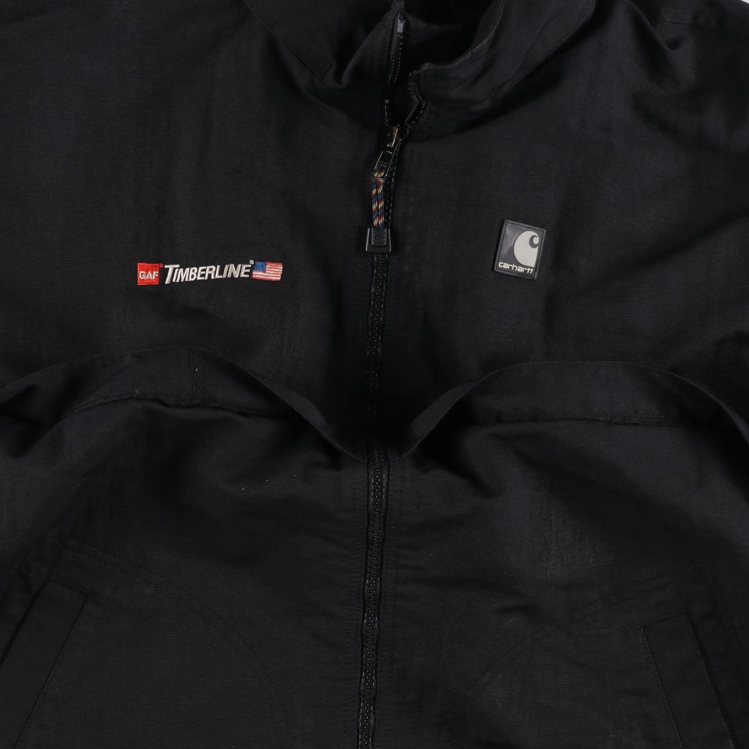 Carhartt nylon jacket, men's size XL unclear black type Vintage Second Hand