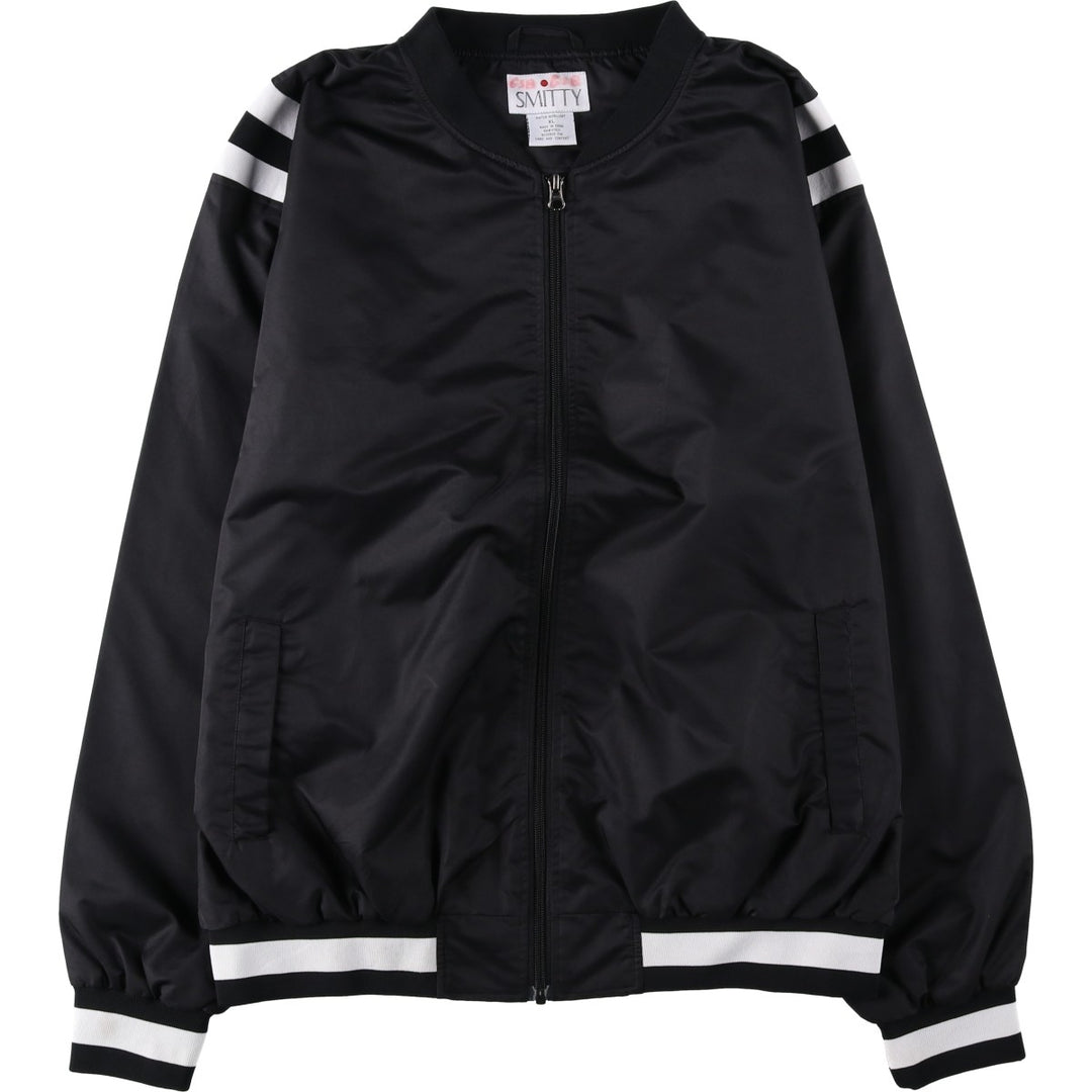 SMITTY Windbreaker, Men's Size XL (equivalent) polyester black type Vintage Second Hand