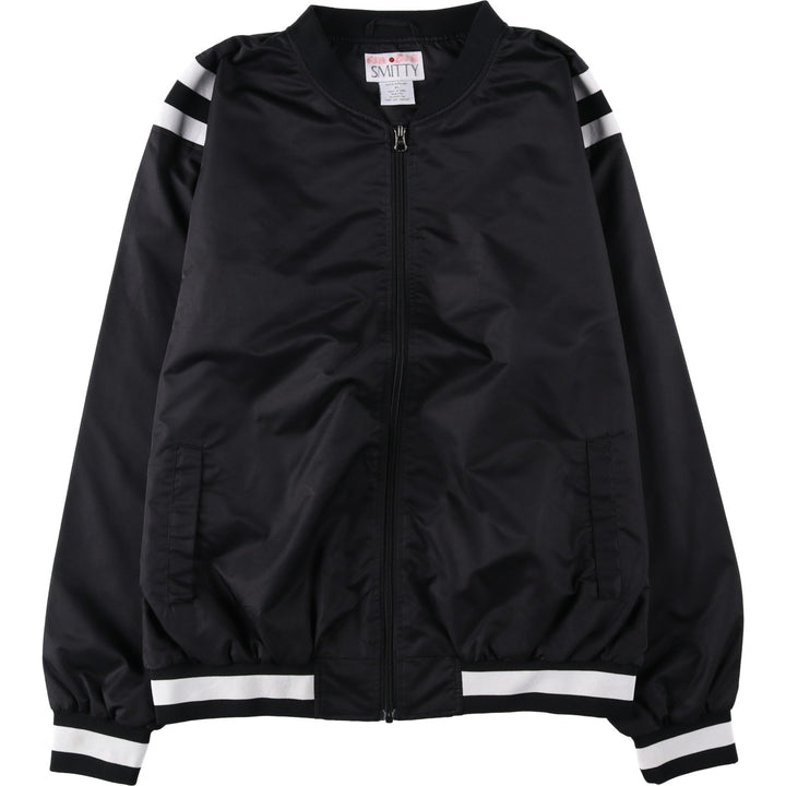 SMITTY Windbreaker, Men's Size XL (equivalent) polyester black type Vintage Second Hand