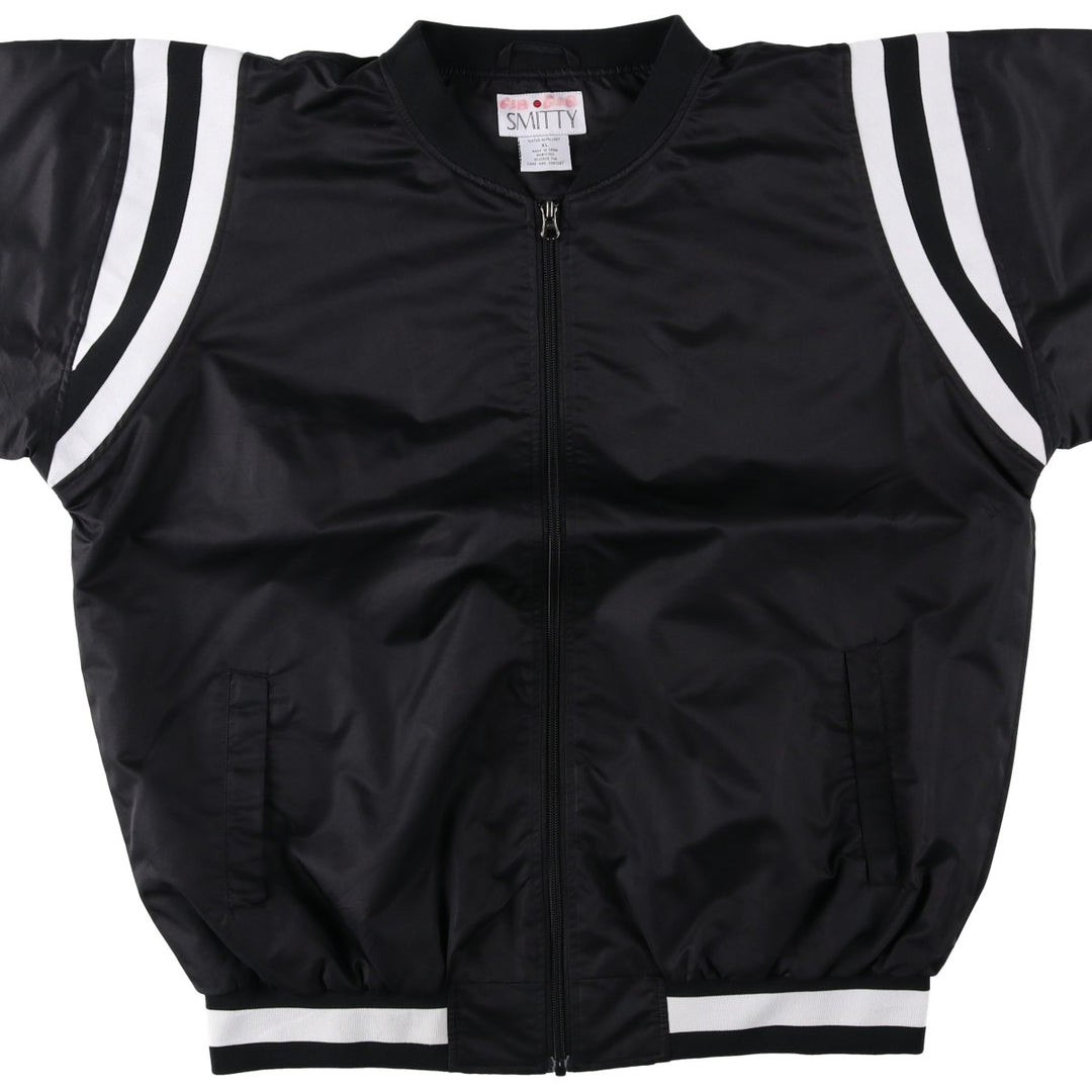 SMITTY Windbreaker, Men's Size XL (equivalent) polyester black type Vintage Second Hand