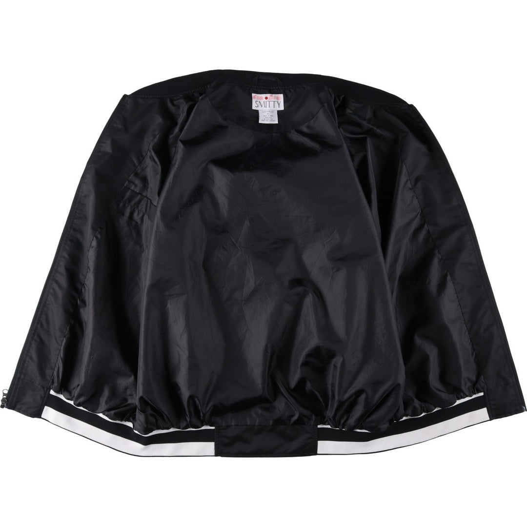 SMITTY Windbreaker, Men's Size XL (equivalent) polyester black type Vintage Second Hand