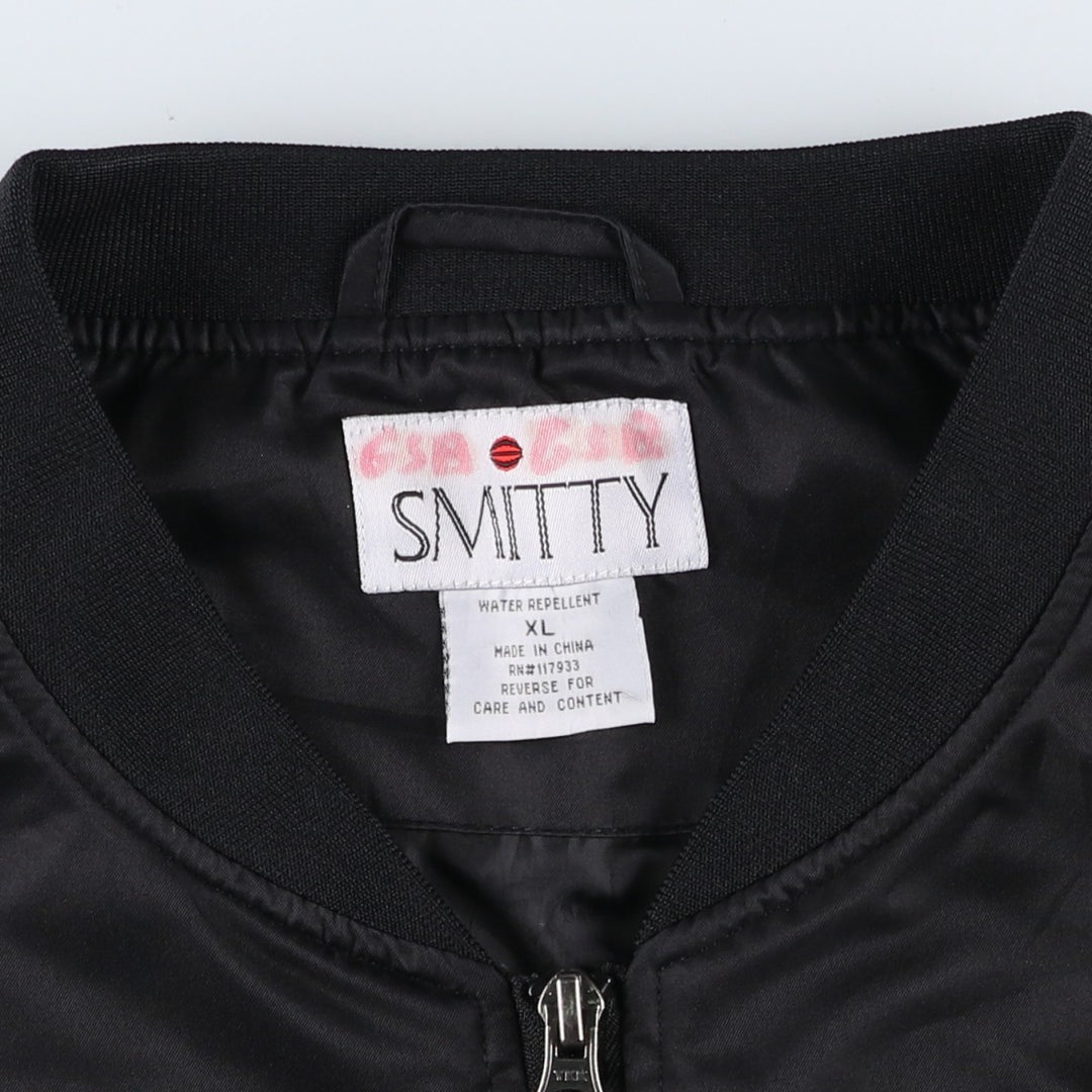 SMITTY Windbreaker, Men's Size XL (equivalent) polyester black type Vintage Second Hand