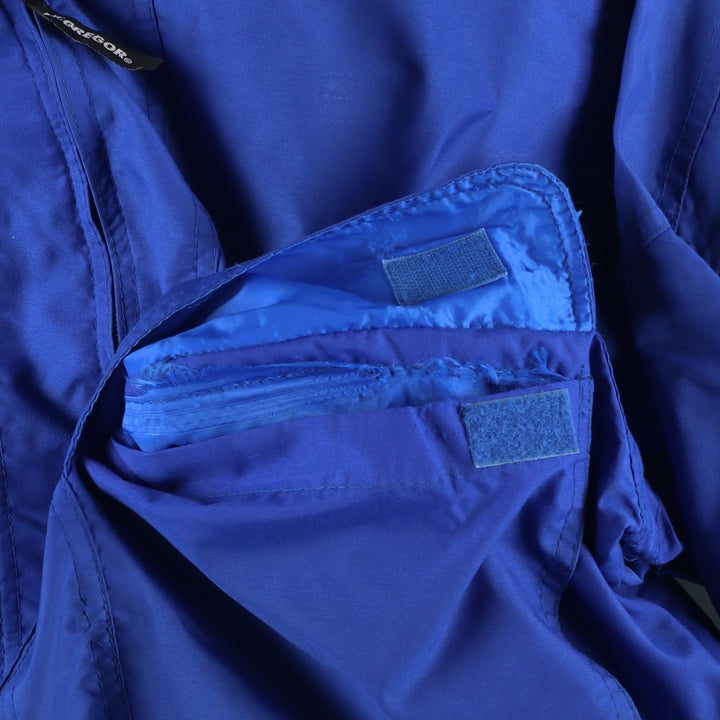 1990'S McGREGOR ANTI-BREEZE Nylon Jacket, Men's Size L (approx.), Vintage Nylon blue type Vintage Second Hand