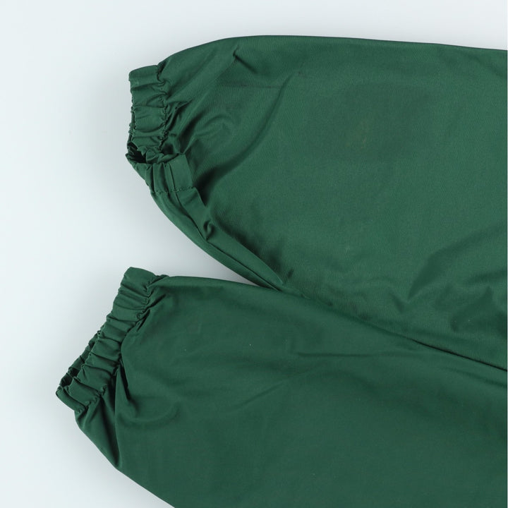80s-90'S Lands' End Anorak Jacket, Men's XL equivalent, Vintage Nylon Green type dark green Vintage Second Hand