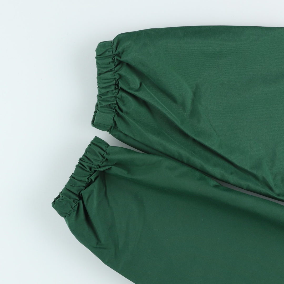80s-90'S Lands' End Anorak Jacket, Men's XL equivalent, Vintage Nylon Green type dark green Vintage Second Hand