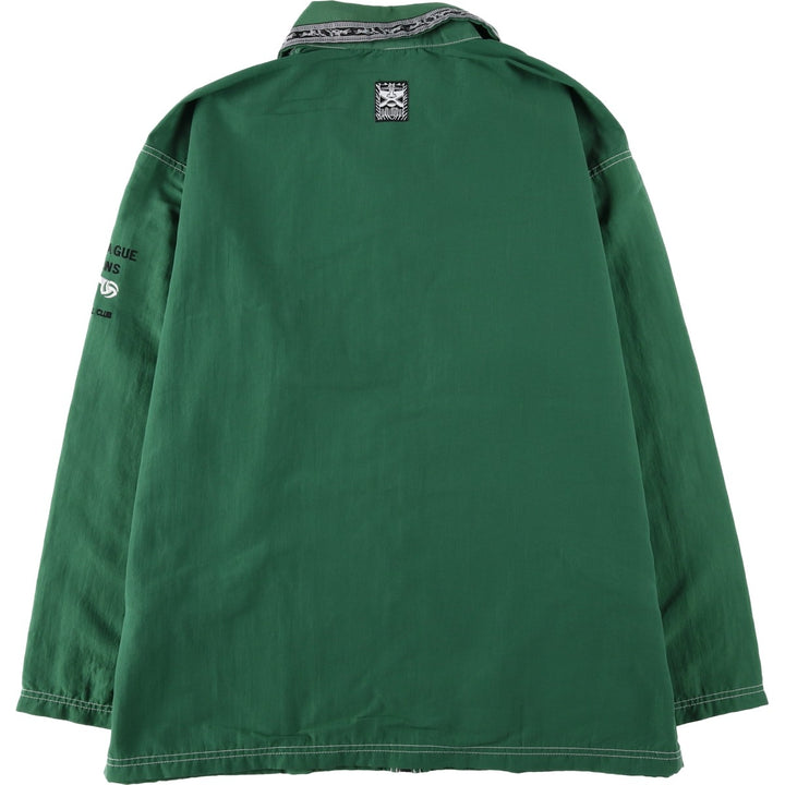 Primitive Collared Nylon Jacket, Made in USA, Men's Size M Nylon Green type dark green Vintage Second Hand