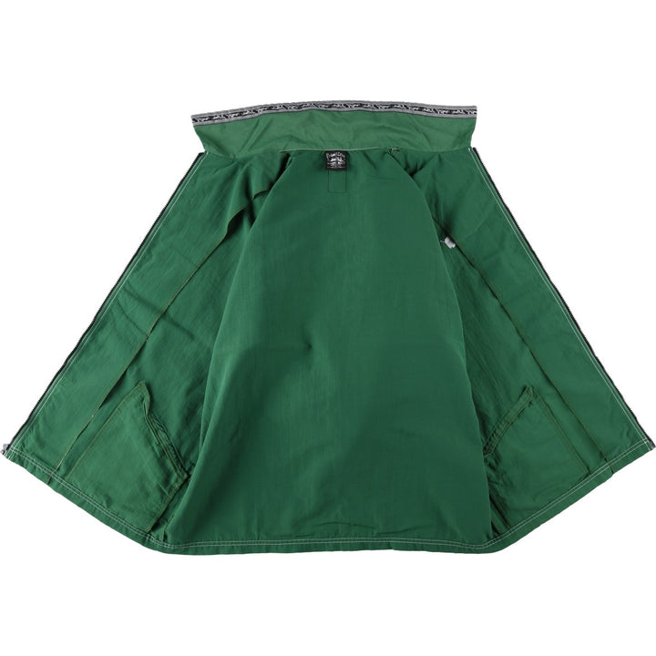 Primitive Collared Nylon Jacket, Made in USA, Men's Size M Nylon Green type dark green Vintage Second Hand