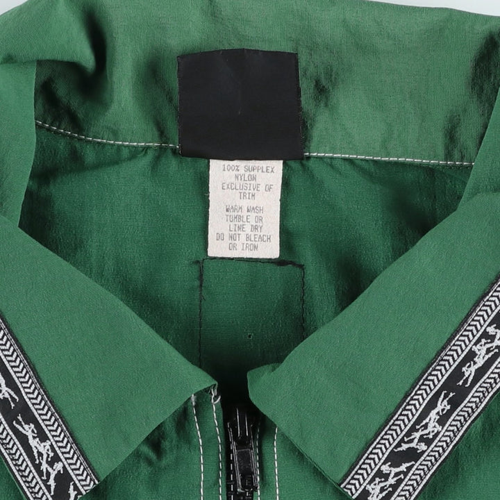 Primitive Collared Nylon Jacket, Made in USA, Men's Size M Nylon Green type dark green Vintage Second Hand