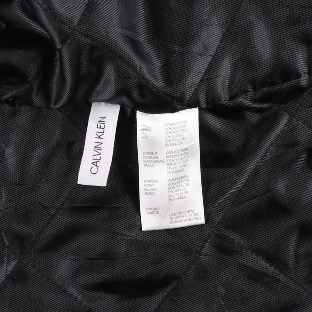 Calvin Klein padded jacket/puffer jacket, men's size M (approx.) polyester black type Vintage Second Hand