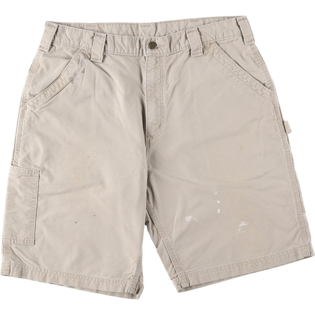Carhartt Duck Painter Shorts, Men's, W36 equivalent cotton Beige type Vintage Second Hand