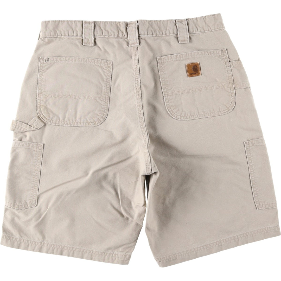 Carhartt Duck Painter Shorts, Men's, W36 equivalent cotton Beige type Vintage Second Hand