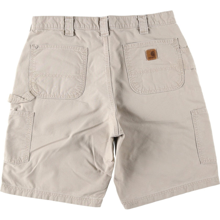 Carhartt Duck Painter Shorts, Men's, W36 equivalent cotton Beige type Vintage Second Hand